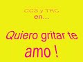 Sakura y Shaoran - Quiero gritar te amo.