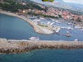 Casal Velino Marina e Velia in deltaplano Casal Velino Marina e Velia in deltaplano