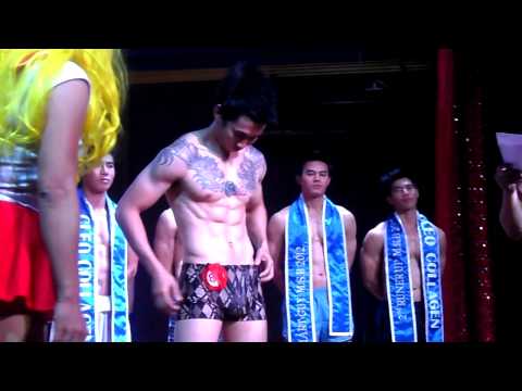 บาร์เกย์ - ผู้ชนะ การประกวด six pack on the beach ซีแมนผับ เชียงใหม่.