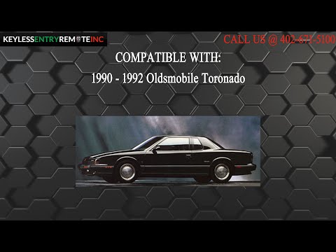 How To Replace Oldsmobile Toronado Key Fob Battery 1990 1991 1992