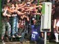 St Pauli Fans celebrate their promotion - in Erfurt 2007
