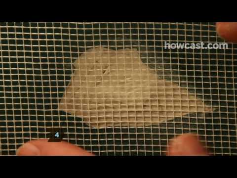 how to patch drywall small hole