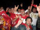 Türkei vs. Kroatien Türkische Fans feiern Halbfinale Türkei vs. Kroatien Türkische Fans feiern Halbfinale