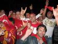 Türkei vs. Kroatien Türkische Fans feiern Halbfinale