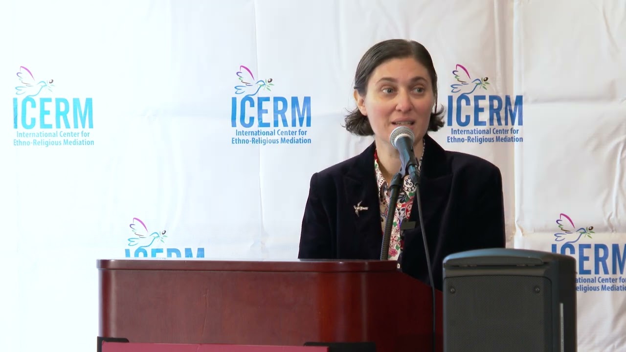 "How To Write A Poem In A Time Of War" Read by Rachel Simon At The ICERMediation Conference