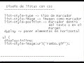 curso de hojas de estilo 04   diseñando listas