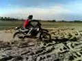 Cagiva T4 350 Test sabbia Cagiva T4 350 Test sabbia