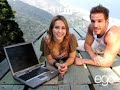 Nando e Thati voam de asa delta