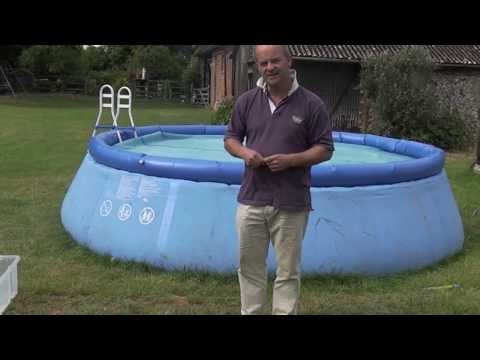 how to find a leak in a blow up pool