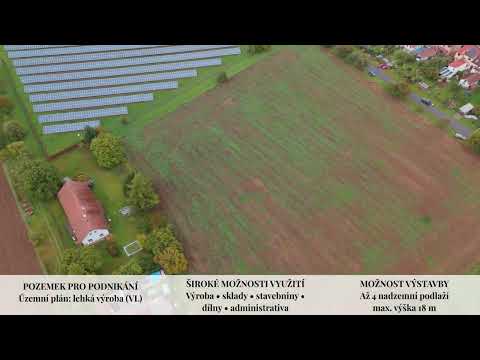 Video Prodej pozemek Komerční|Královéhradecký kraj, Rychnov nad Kněžnou, Dobruška, Křovice, 518 01