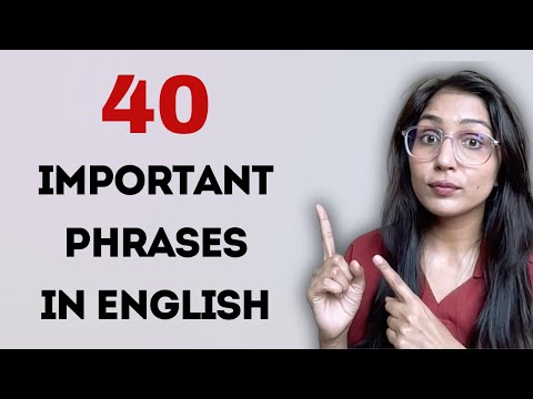 40 Important English Phrases - Part 2 | Fluenzio | Vineeta Chaudhary