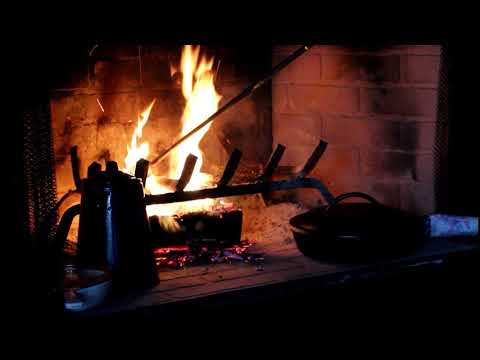 Open Fire Cooking Techniques with Iron Skillet~~ Breakfast