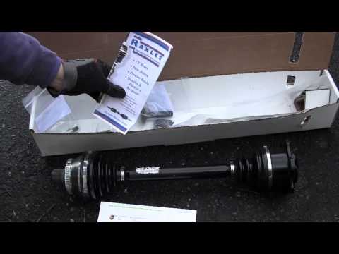 how to fit cv joint on vw passat