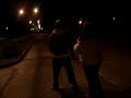 caminata nocturna por pucon-con