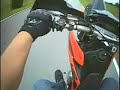 KTM supermoto wheelie