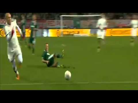 Augsburg - Terrible Intervention on Arjen Robben | Augsburg 0-1 Bayern Munich | 04-12-2013 Flamenco,Real,Spain,Amazing,Best,Ronaldo,Ronaldinho,Goal,Goals,Skills,incredi...