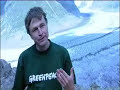 Spencer Tunick getting naked on Aletsch Glacier, Switzerland