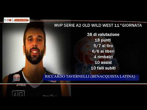 Serie A2 Old Wild West: MVP 11. giornata Riccardo Tavernelli