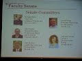 Faculty Senate presentation by Professor Virginia Shepherd