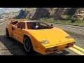 1988 Lamborghini Countach LP500 QV 1.2 для GTA 5 видео 1