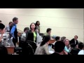 Activist Confronts Condoleezza Rice at Stanford University International Law & War Crimes!