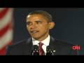 President-elect Barack Obama pays tribute to McCain