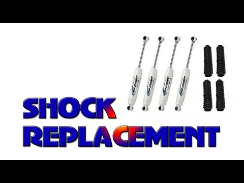 Jeep Wrangler JK 2007+ Shocks Replacement Installation