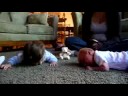 odin and diego share some tummy time