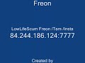 a little video our our weekly freon friday on our unreal tournament 2004 freon/tam/ instagib server

everyone is free to join our freon server which is played every friday night server ip is:
84.244.186.124:7777