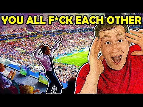 AMERICAN REACTS TO FOOTBALL CHANTS (savage...)