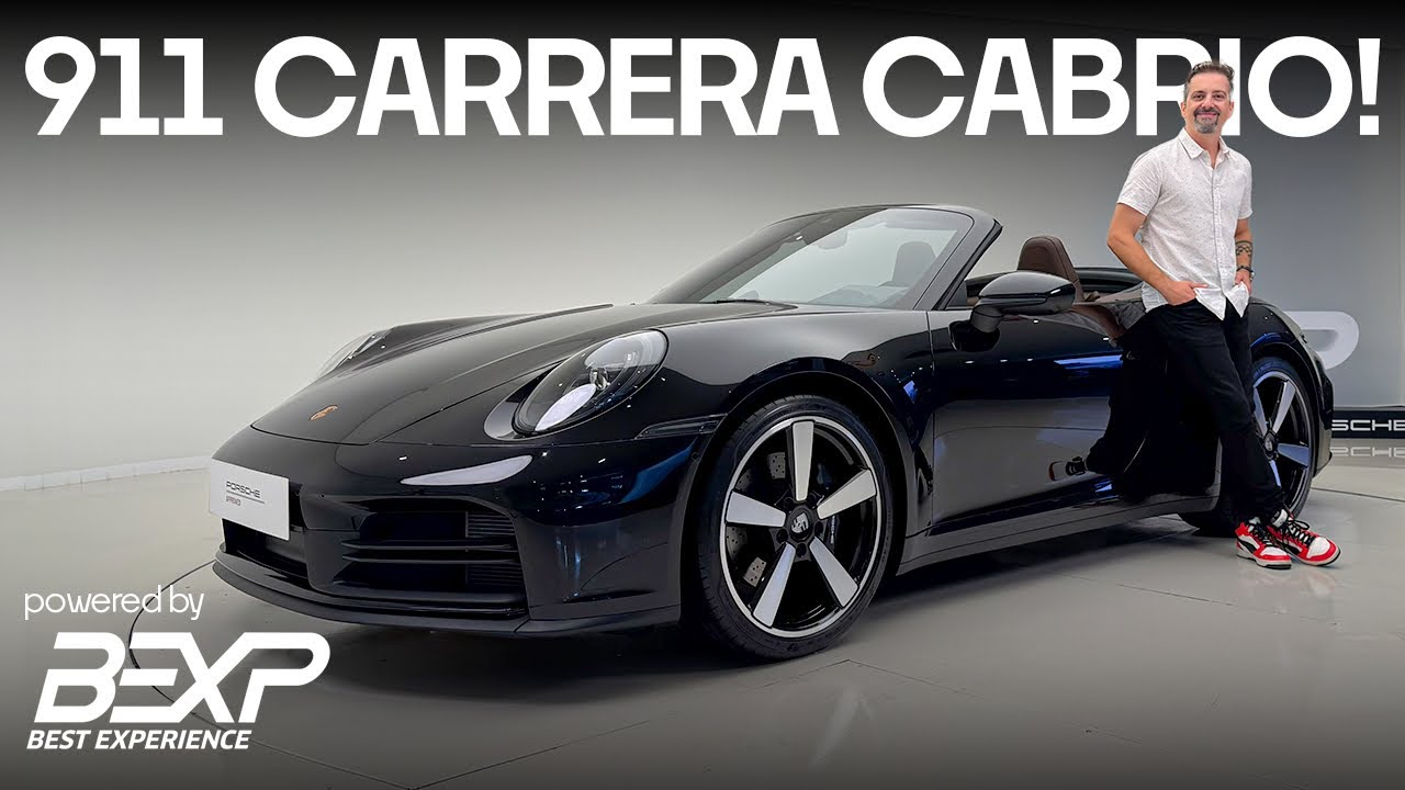 911 Carrera Cabrio com configuração PERFEITA é um SONHO no Porsche Approved Center!