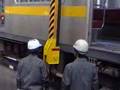 名古屋市交通局地下鉄 東山線5000形電車 吊り上げ実演 1/4