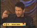 edited clip of the view, dec 2004, highlighting gerard butler