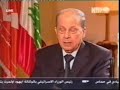 Click here to watch this video Aoun attacking the media
