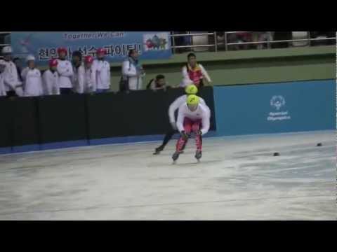 Apolo Ohno - Apolo Ohno joined other Olympics greats like Catriona Le May Doan and Yang Yang in a Unified Sports Experience with Special Olympics athletes on 2 February 2...