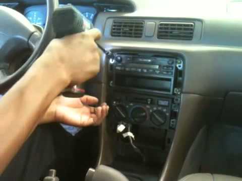 How to remove 1999 Toyota radio