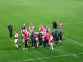 fortuna - MVV feestje voor uitvak na de wedstrijd 14-03-2008