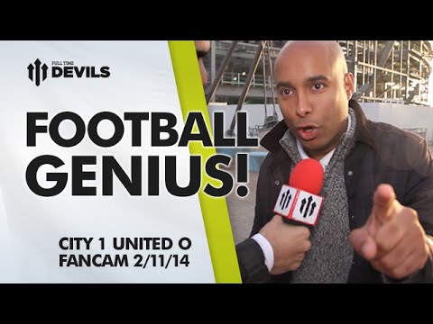 'He’s A Football Genius!’ | Manchester City 1 Manchester United 0 | FANCAM