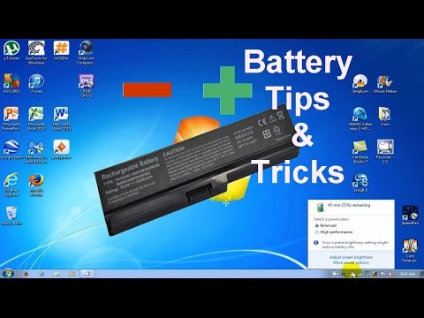 how to drain pc battery