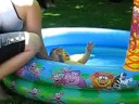 aidan in pool