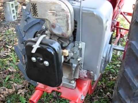 david bradley tractor - A David Bradley 5756 tractor repowered with a 5hp Tecumseh engine.