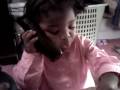 Nene on tha phone
