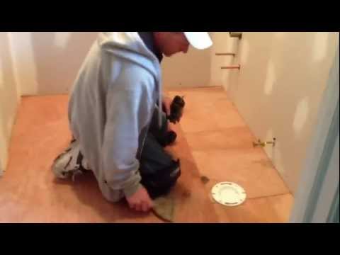 how to fasten down underlayment