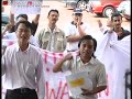 Yelling at Badrul to 'get out!'