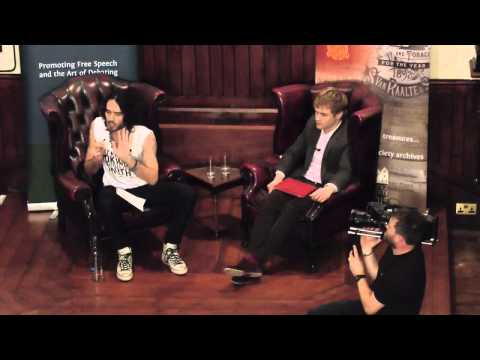 Russell Brand at the Cambridge Union Society