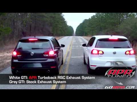 Check out this side by side comparison of the Stock Exhaust system vs the 