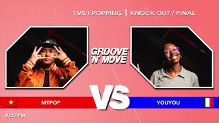 MT Pop vs Youyou – Groove’N’Move Popping Battle 2023 FINAL