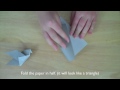 Оригами видеосхема голубя 7