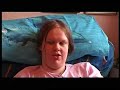 A short documentary piece about a girl who lives with severe CFS/ME (chronic fatigue syndrome/myalgic encephalomyelitis) confined to her bed. Found on the Invest in ME website (I think). Note that in the worst cases CFS/ME can get so severe that the person is essentially paralyzed, has to be tube-fed, cannot speak and cannot even tolerate any light or sounds.I have written a book about CFS/ME/FM treatments titled 