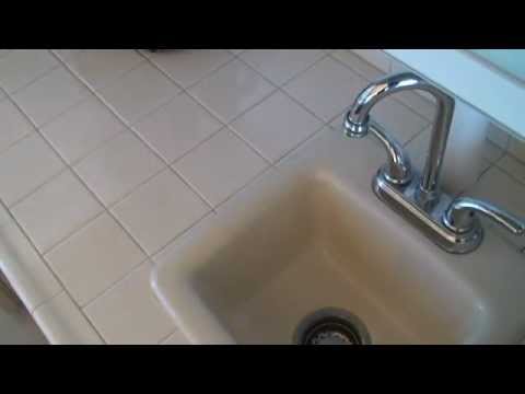 how to repair porcelain sink